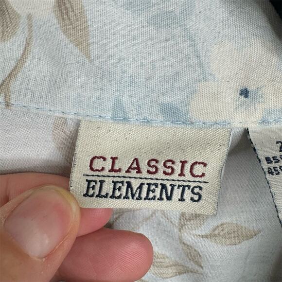 Classic Elements Plus 22W‎ Floral Button-Up Shirt Multicolor Casual Top - Picture 6 of 12